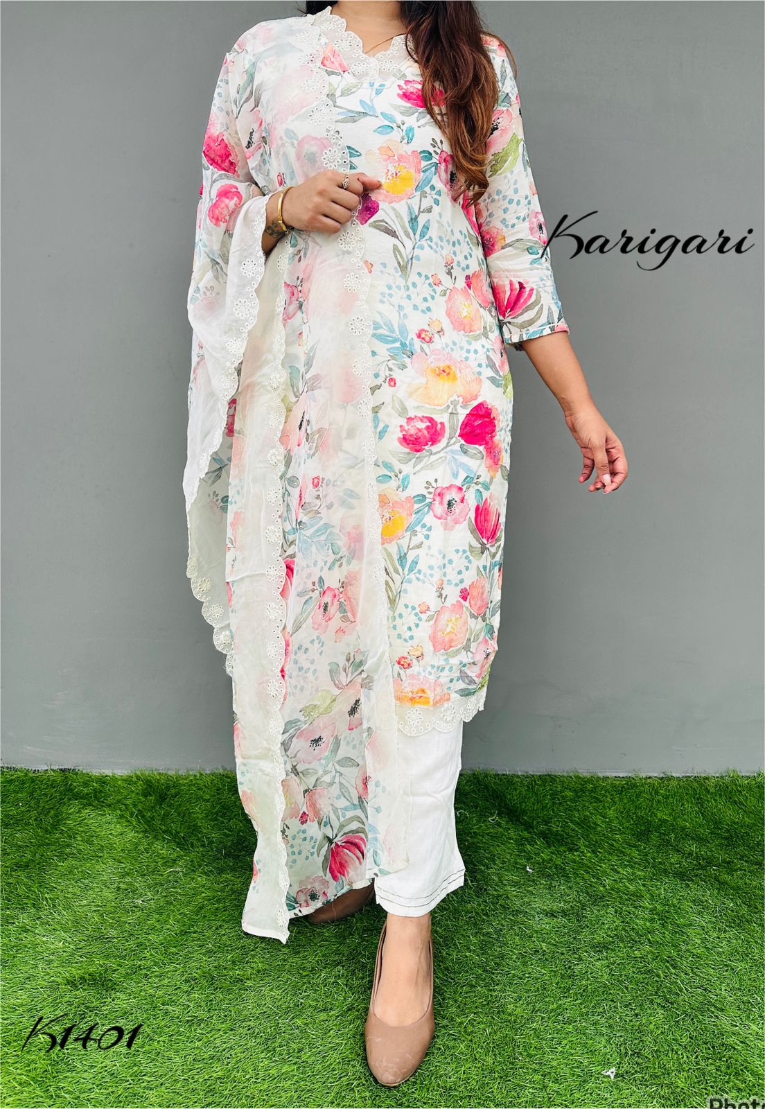 karigari by DKH k1401 Premium butter maslin silk