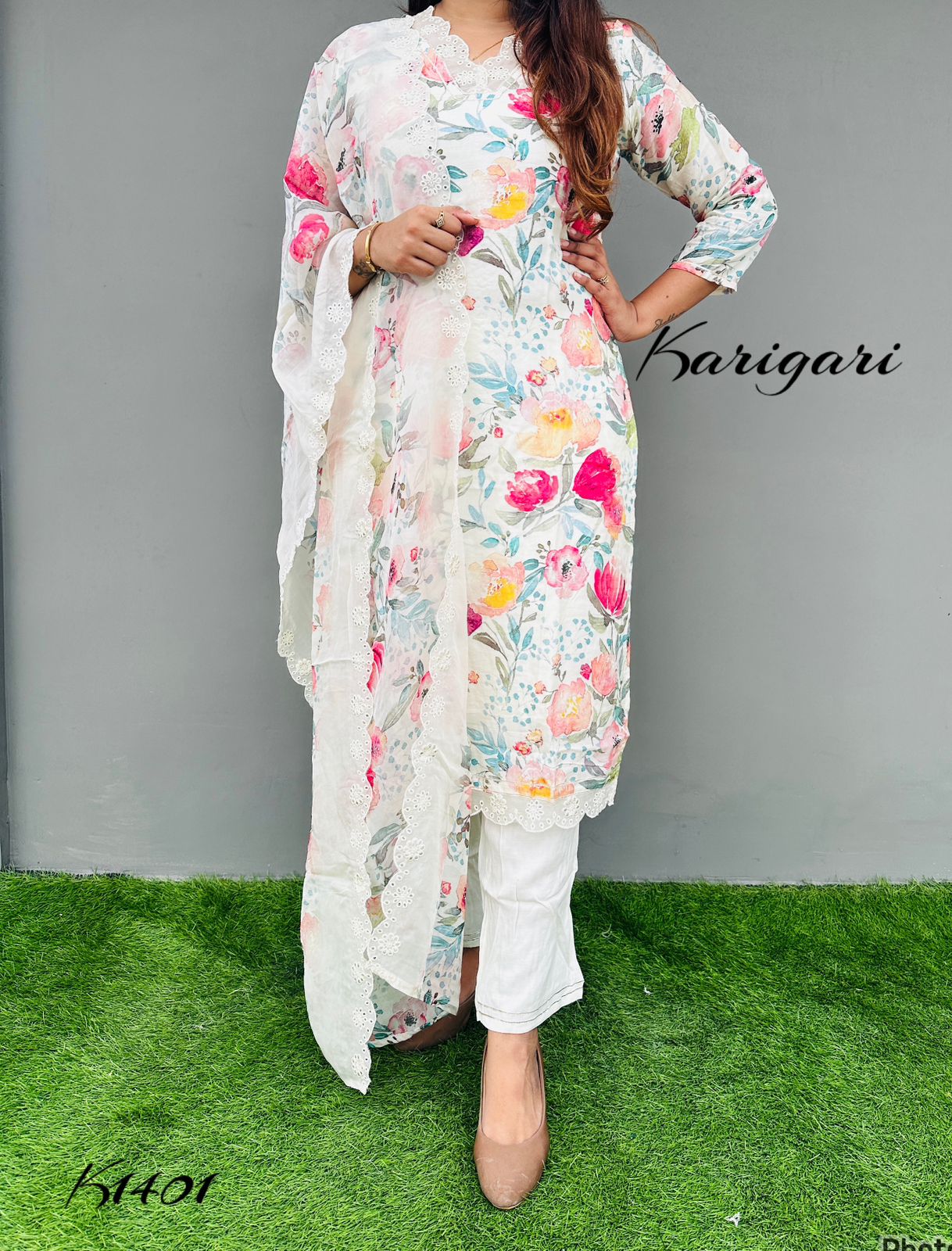 karigari by DKH k1401 Premium butter maslin silk