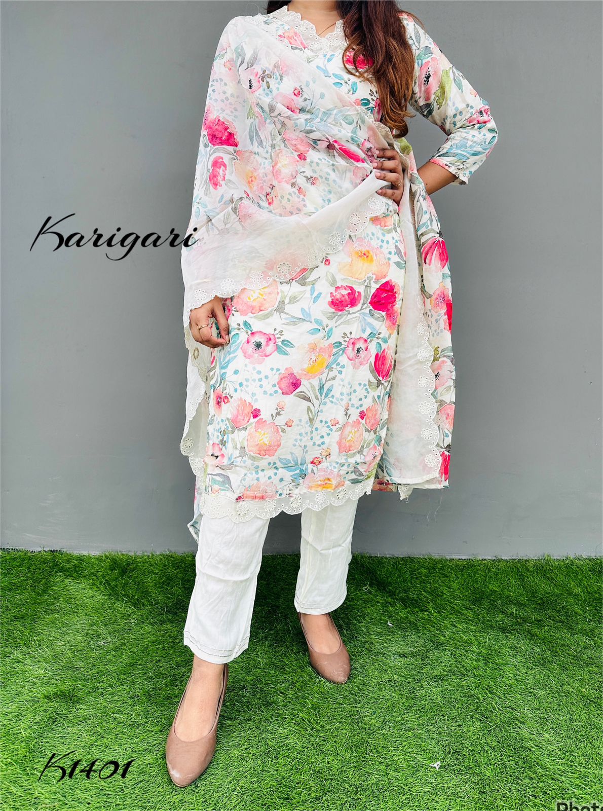 karigari by DKH k1401 Premium butter maslin silk