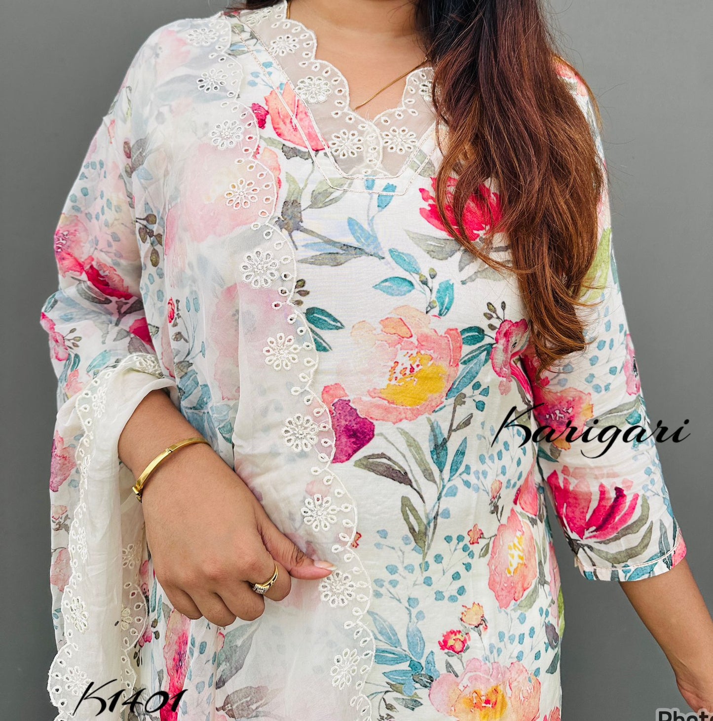karigari by DKH k1401 Premium butter maslin silk