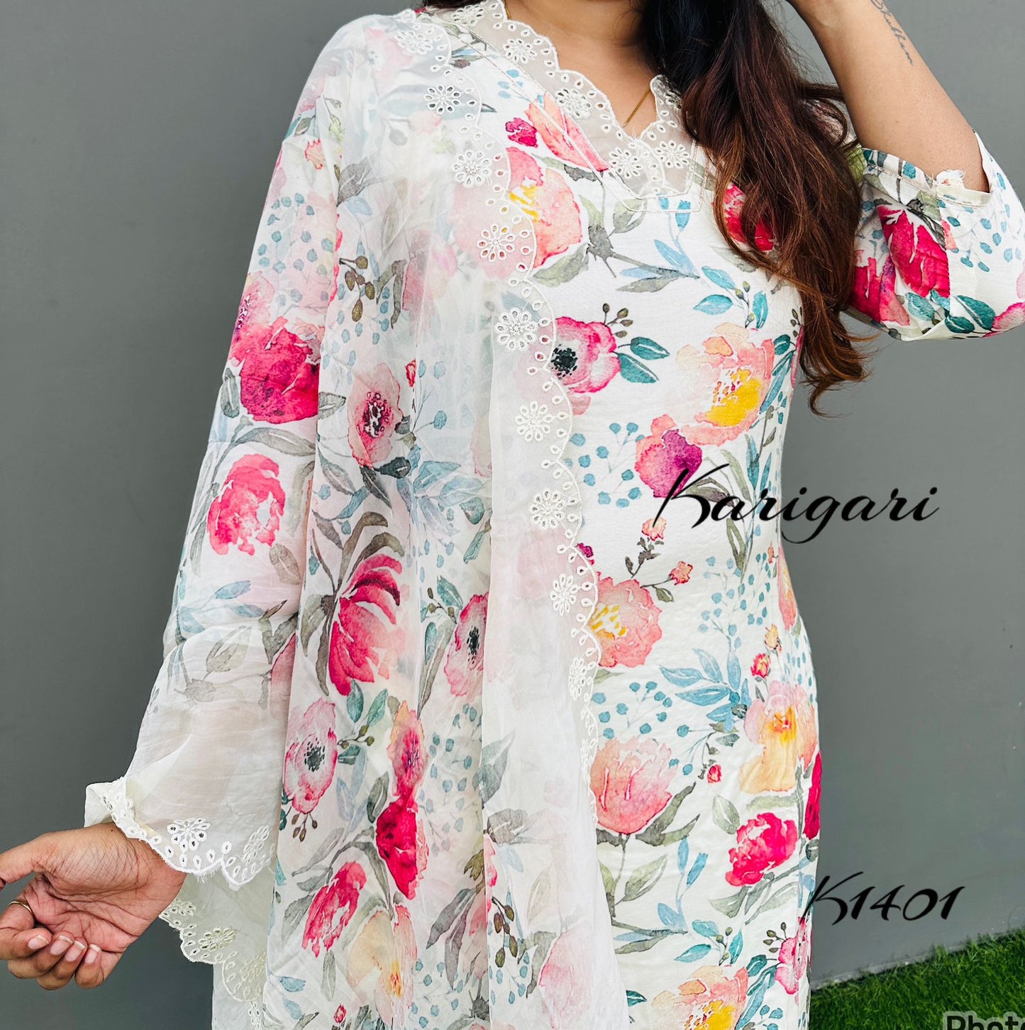 karigari by DKH k1401 Premium butter maslin silk