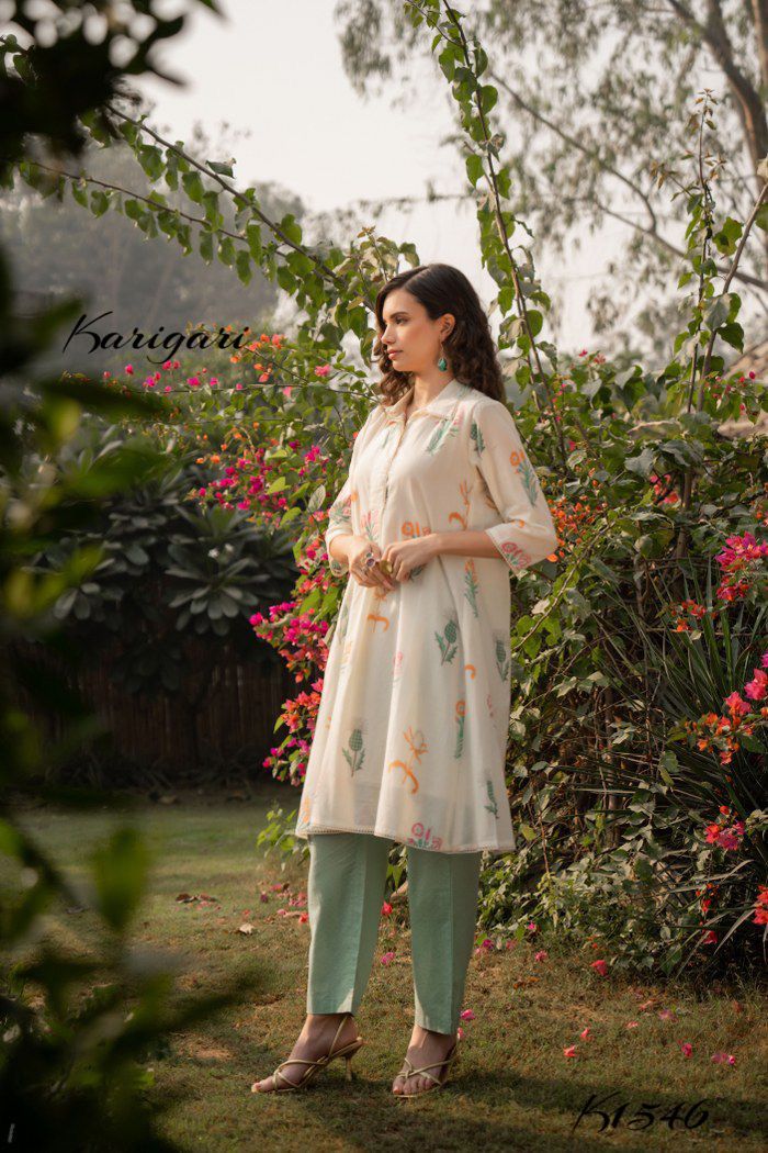 karigari by DKH k1546 Premium cotton 2 pc set