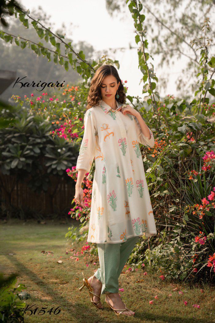 karigari by DKH k1546 Premium cotton 2 pc set