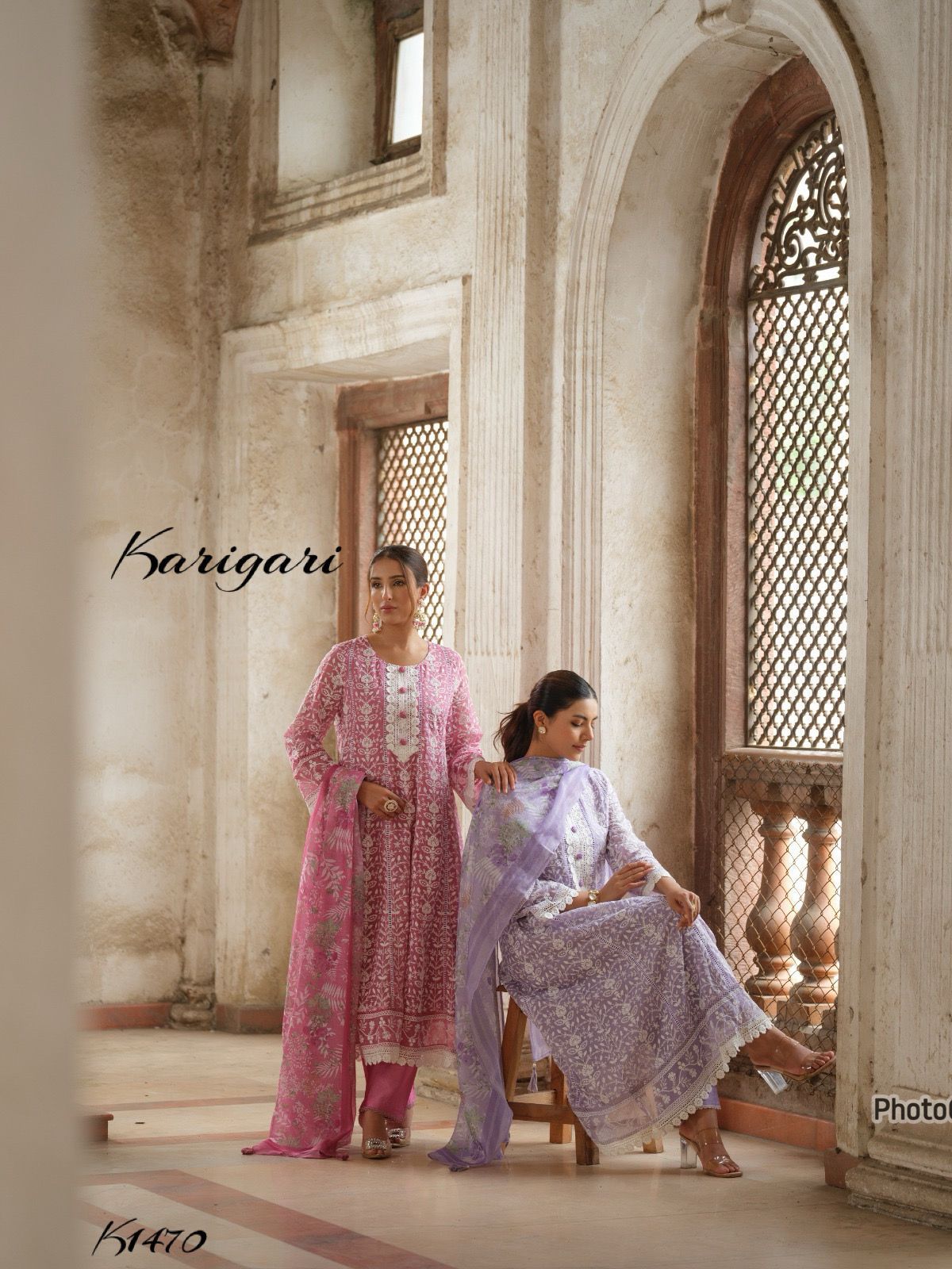 karigari by DKH k1470 Premium organza 3 pc suit set