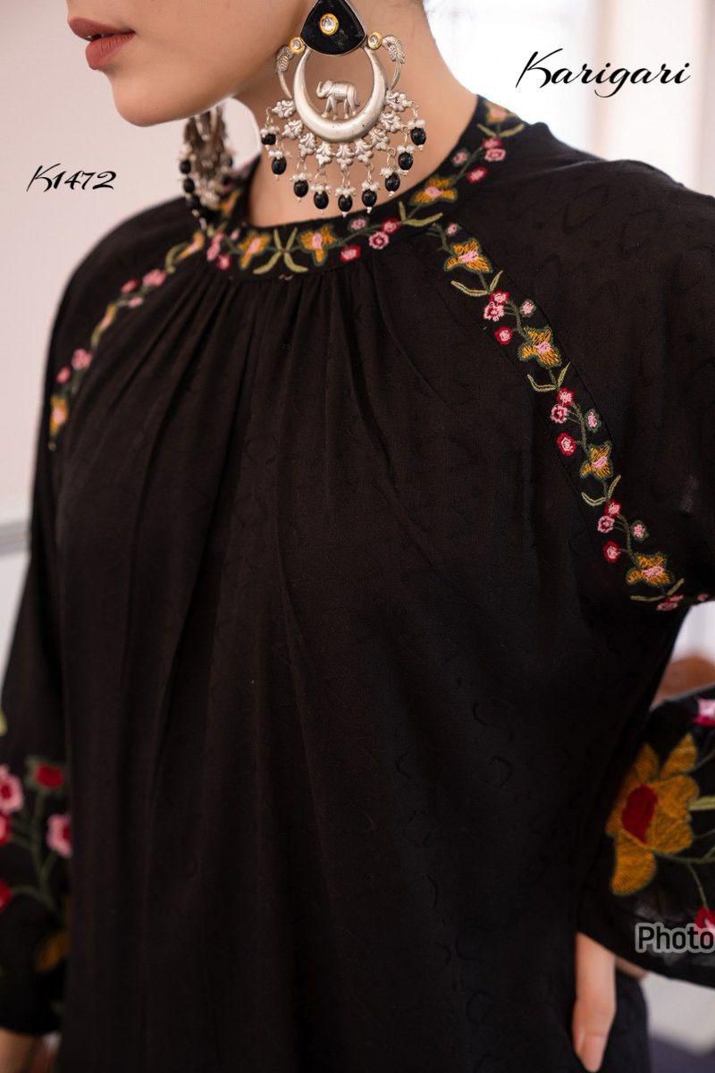 karigari by Dkh k1472 Premium dobby self weaving cotton 3 pc