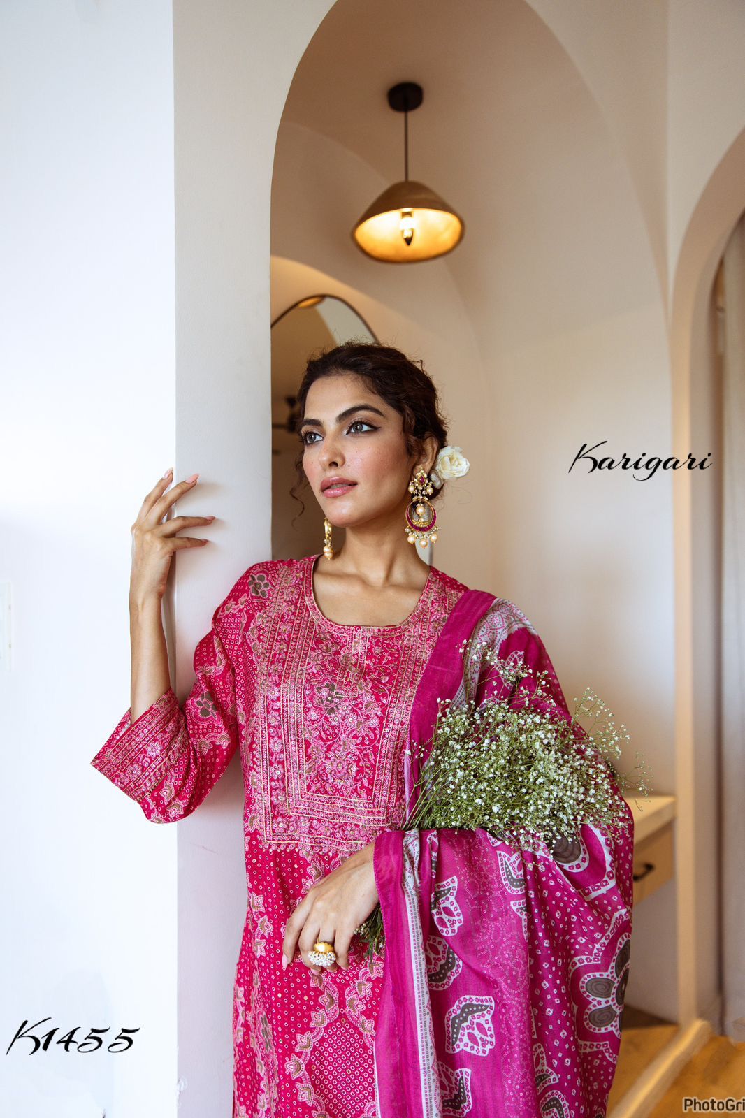 karigari by DKH k1455 Premium modal muslin 3 pc