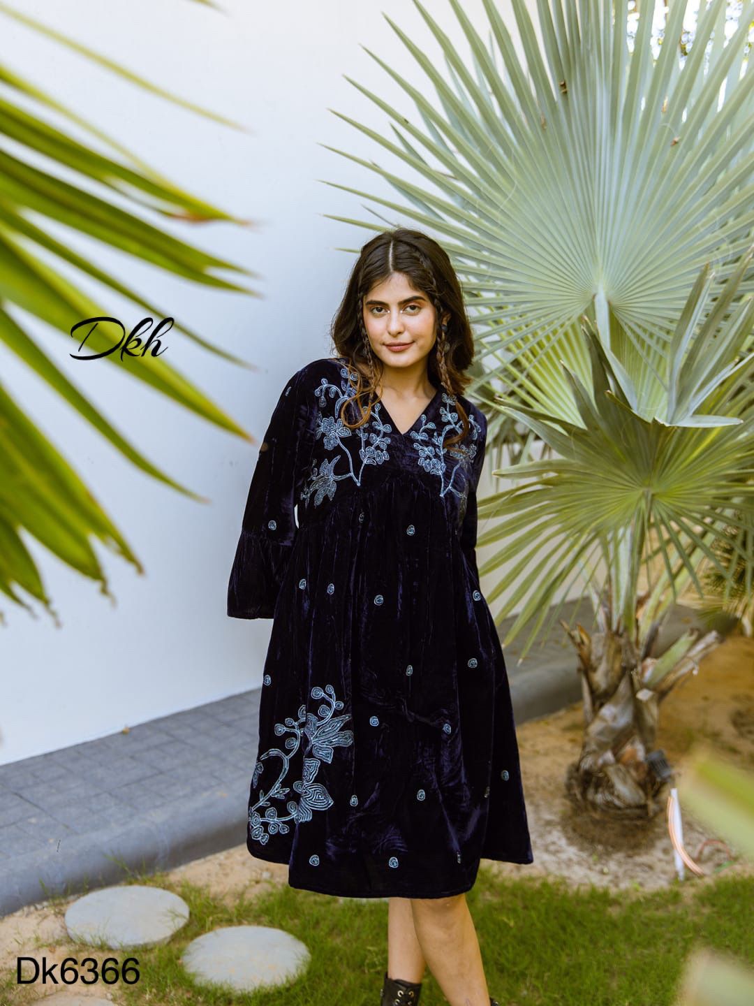 DKH Dk6366 Premium velvet tunic