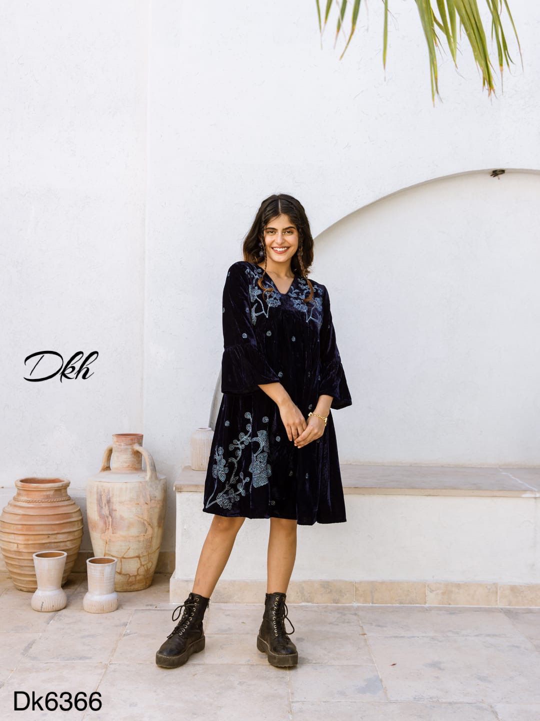 DKH Dk6366 Premium velvet tunic