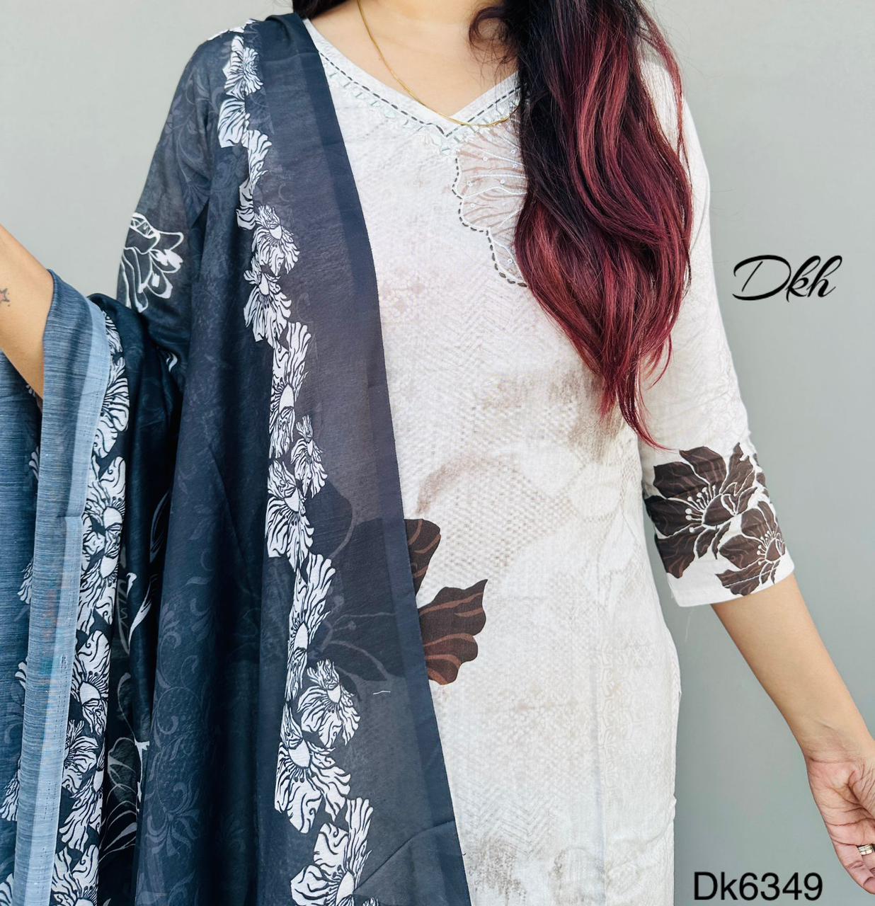 DKH Dk6349 Premium rayon 3 pc suit set