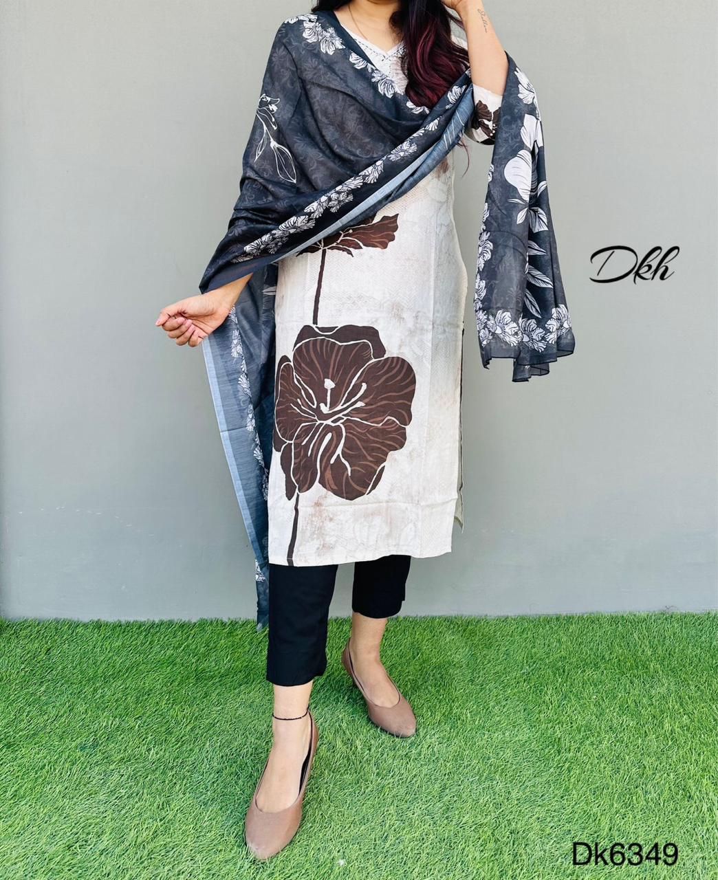 DKH Dk6349 Premium rayon 3 pc suit set
