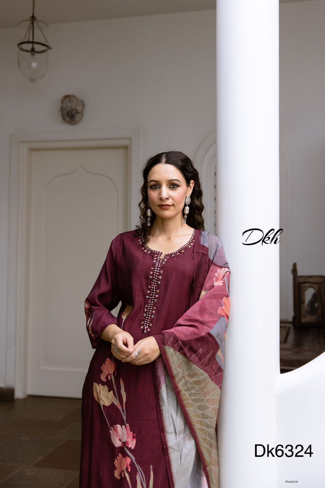 DKH Dk6324 Premium modal muslin 3 pc suit set