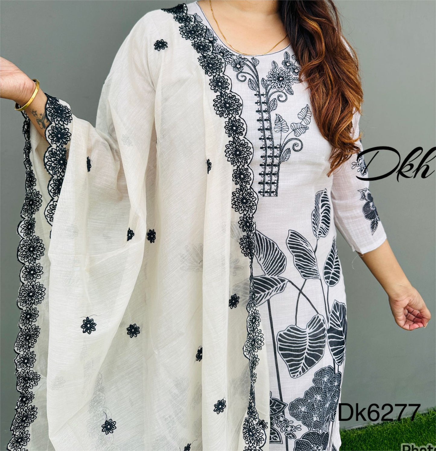 DKH Dk6277 Premium pure linen 3 pc suit set