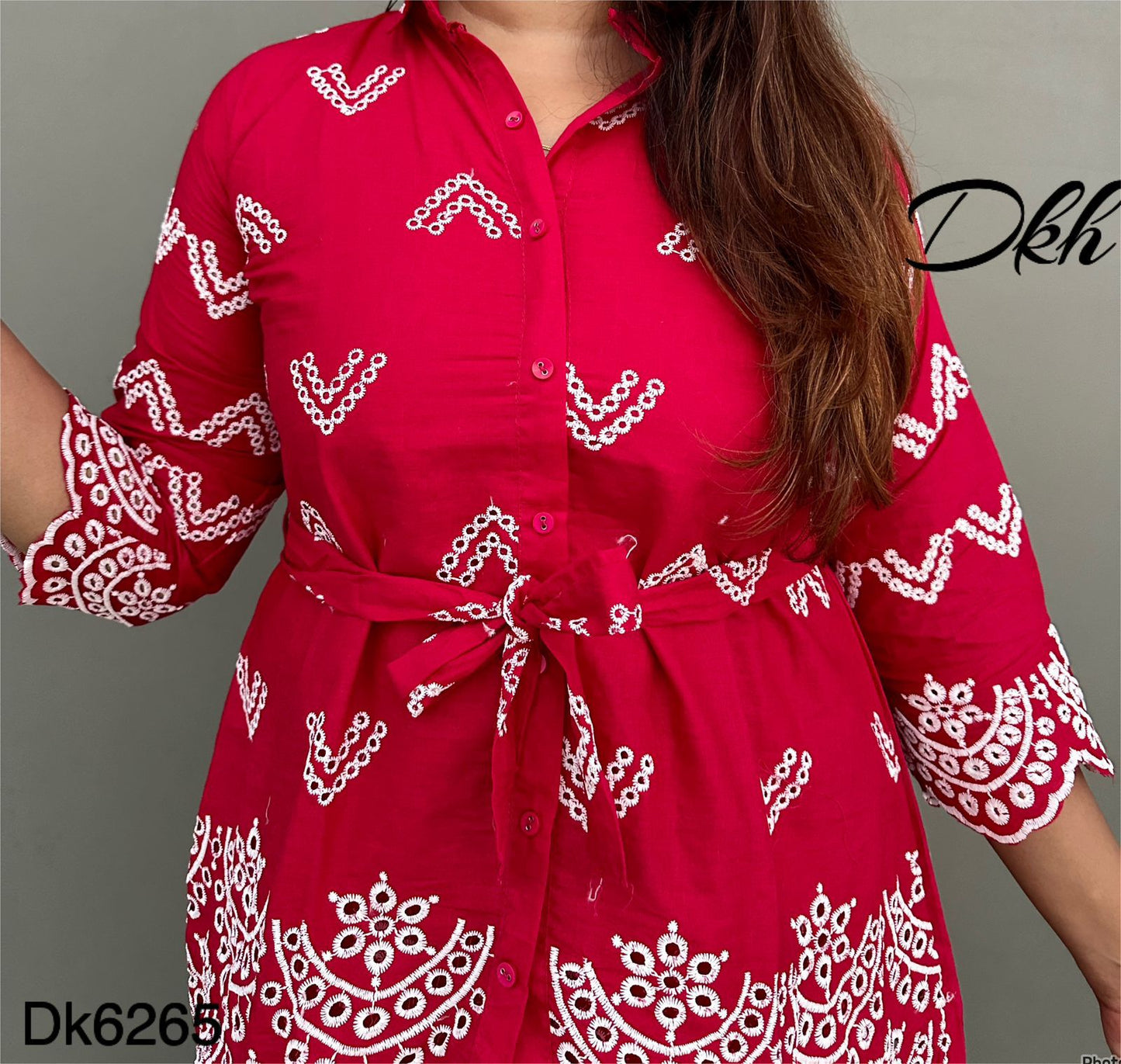 DKH Dk6265 Cotton silk coord set