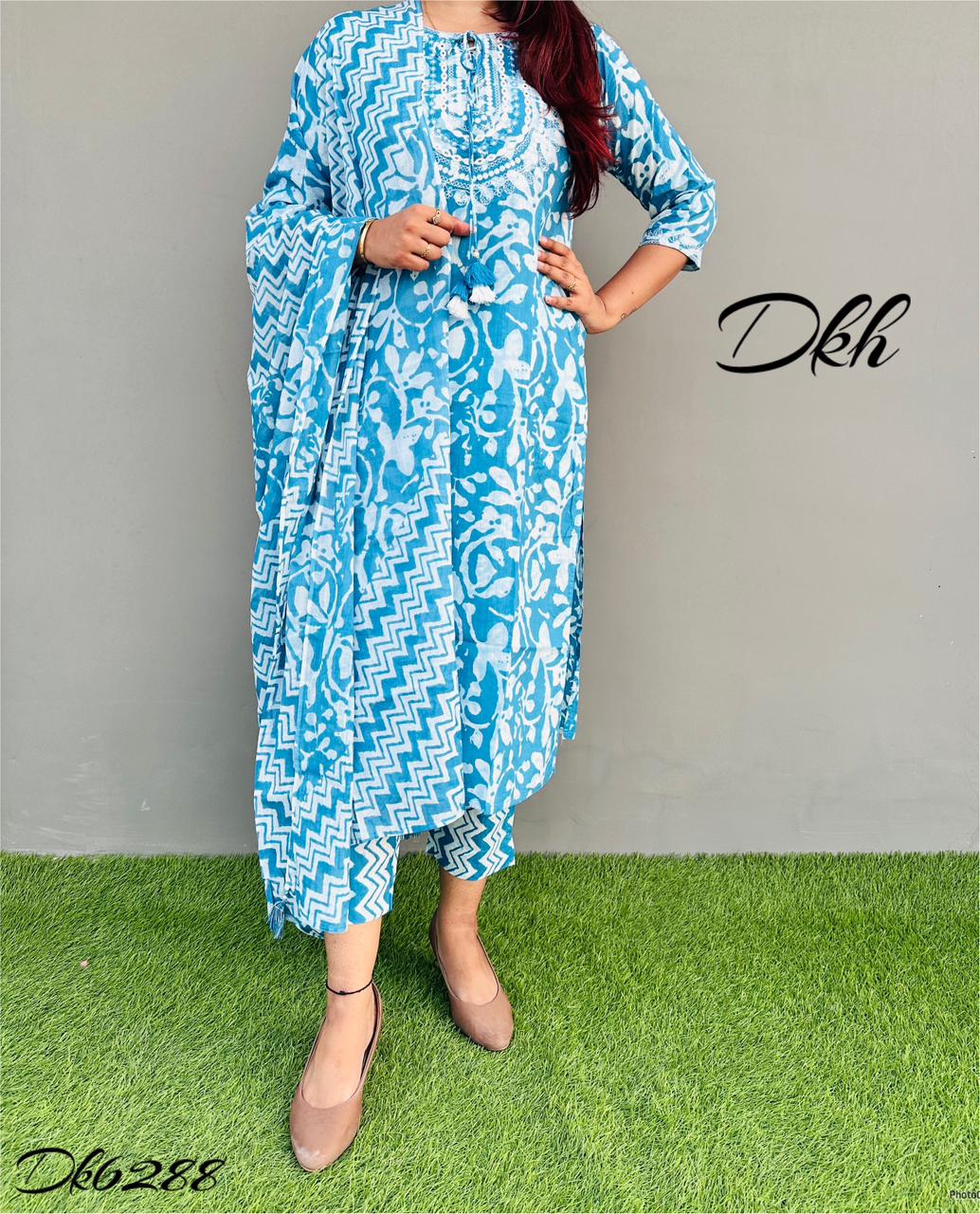 DKH Dk6288 Premium cotton 3 pc suit set