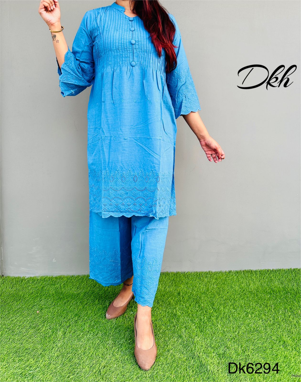 DKH Dk6294 Premium cotton co-ord set