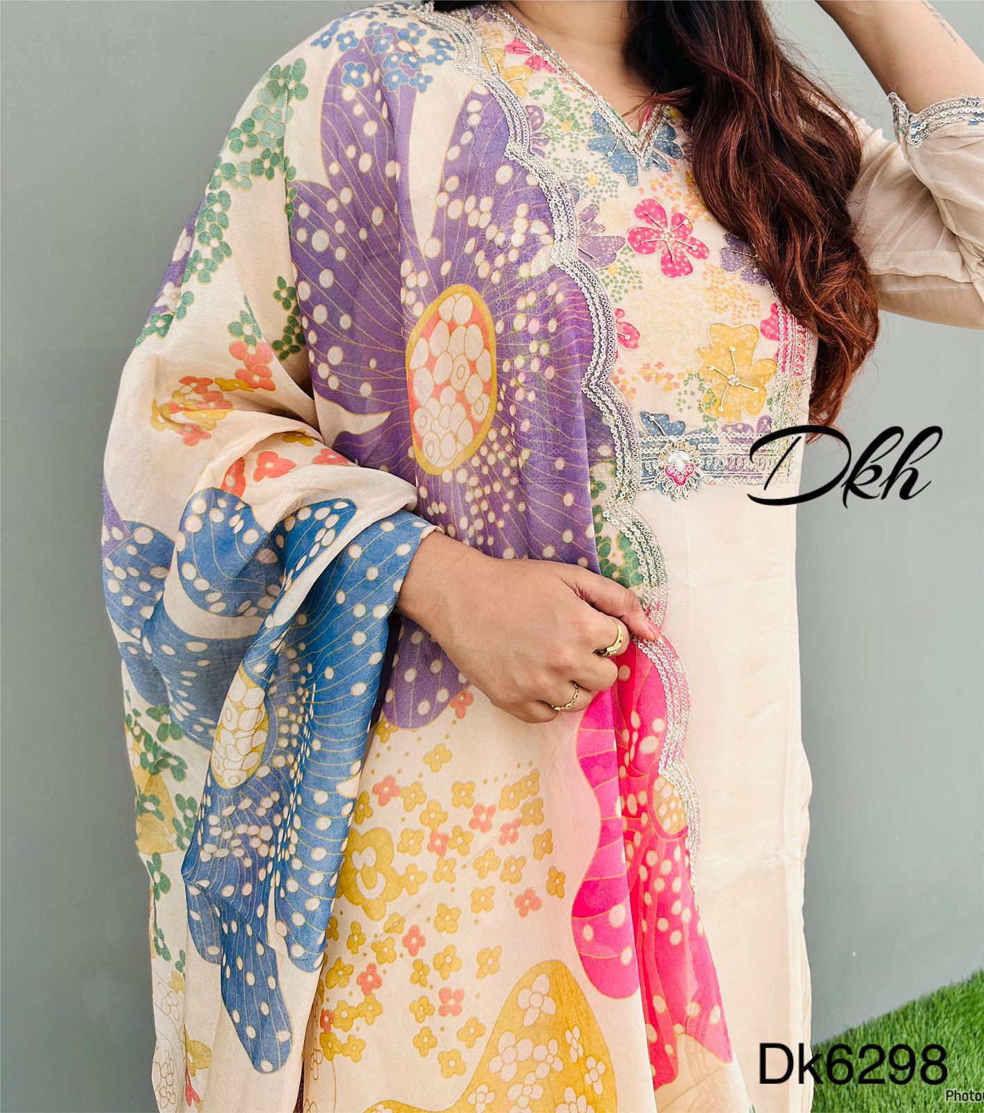 DKH dk6298 Premium pure tissue 3 pc suit set