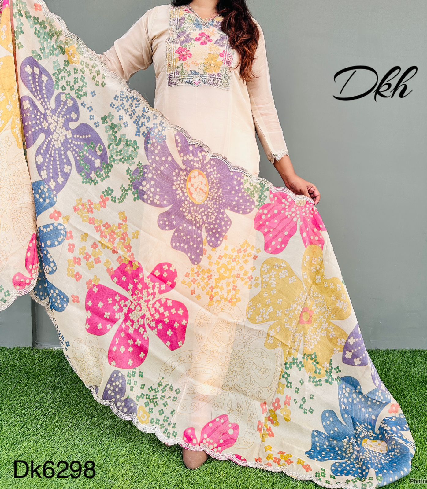 DKH dk6298 Premium pure tissue 3 pc suit set