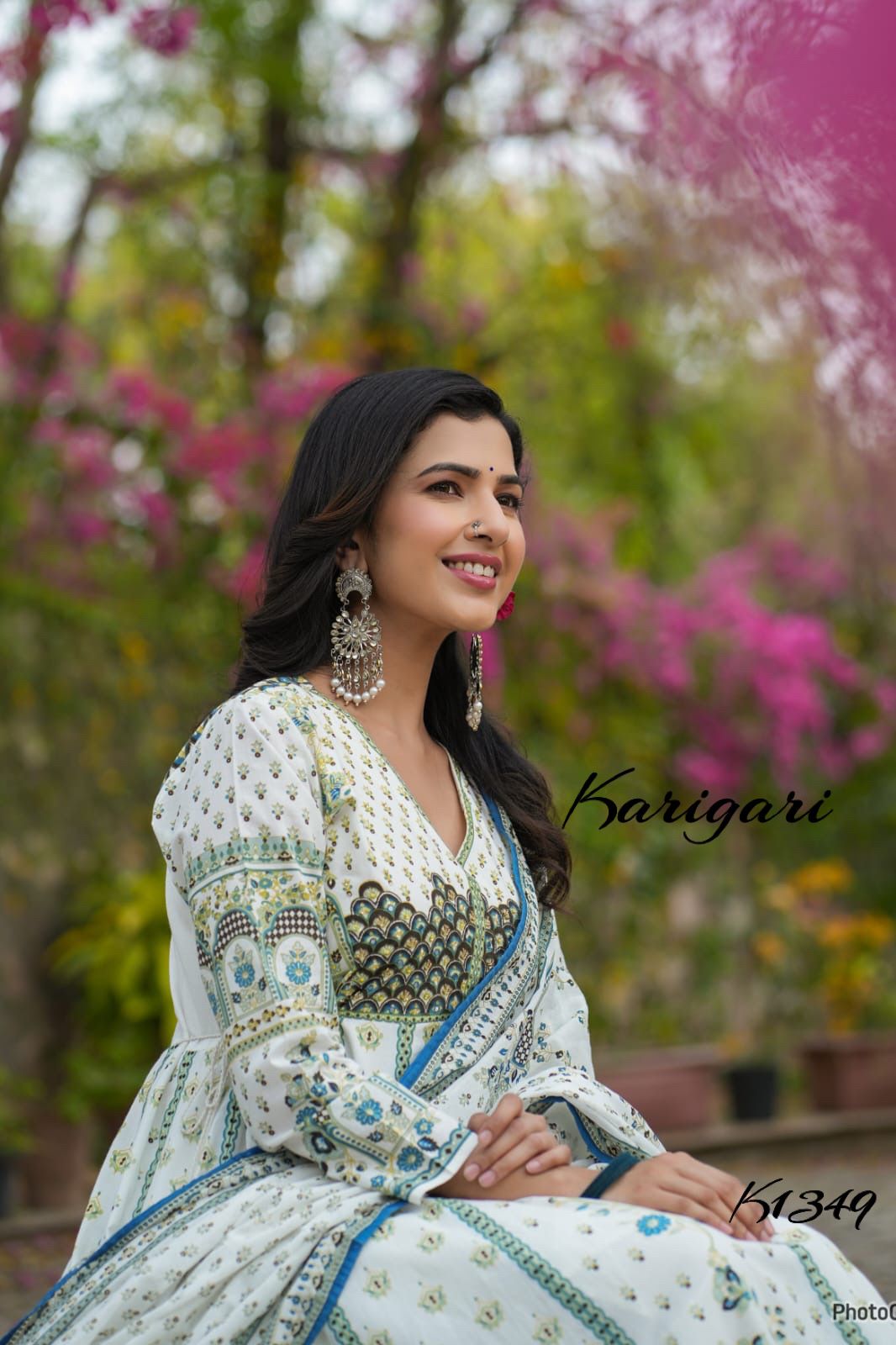 karigari by DKH K1349 Premium cotton anarkali suit