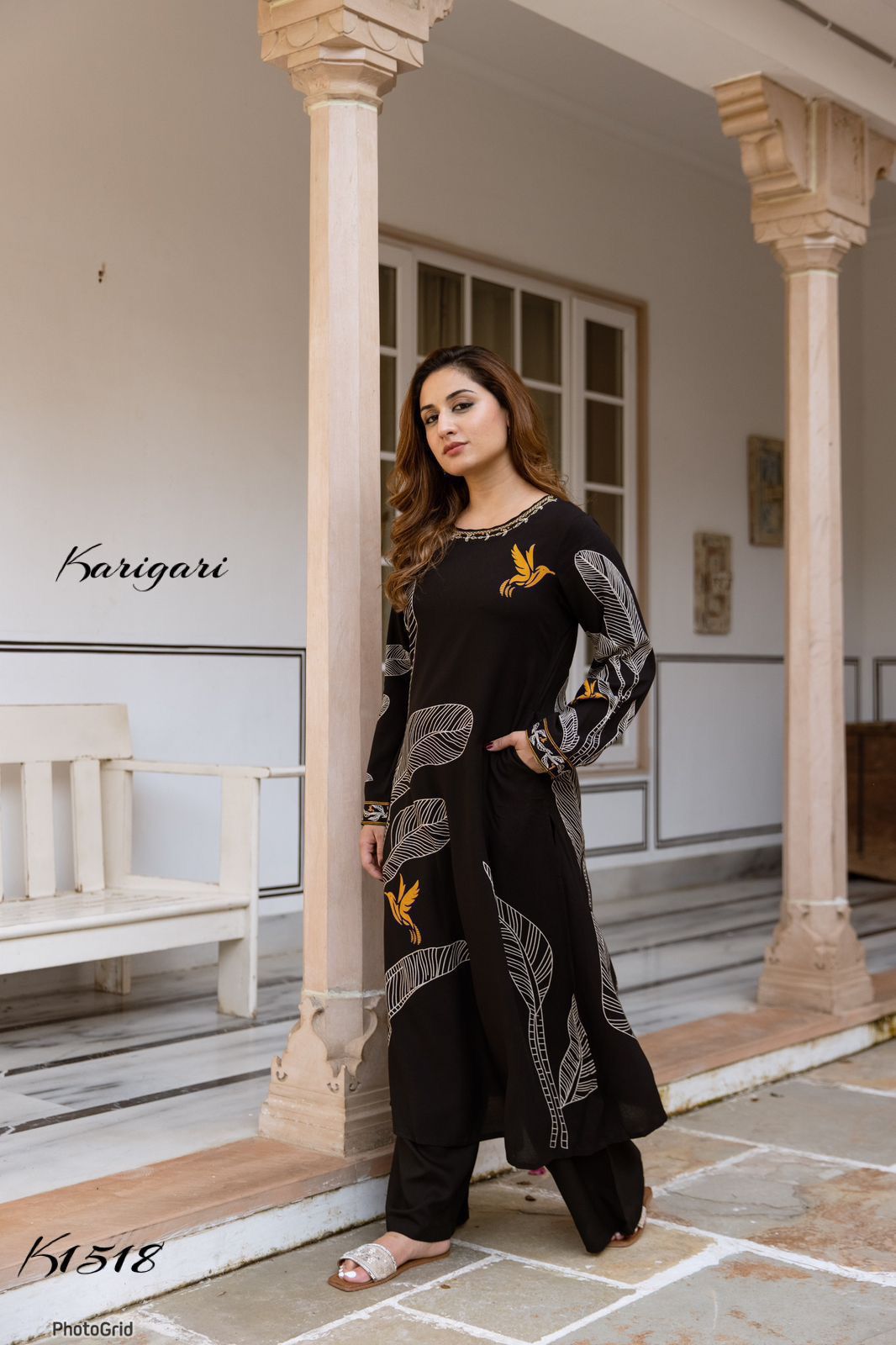 karigari by Dkh k1518 Premium German rayon  2 pc
